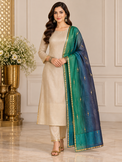 Formal Chanderi  Dupatta
