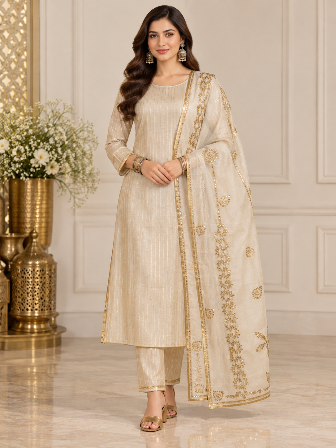 Formal Chanderi  Dupatta