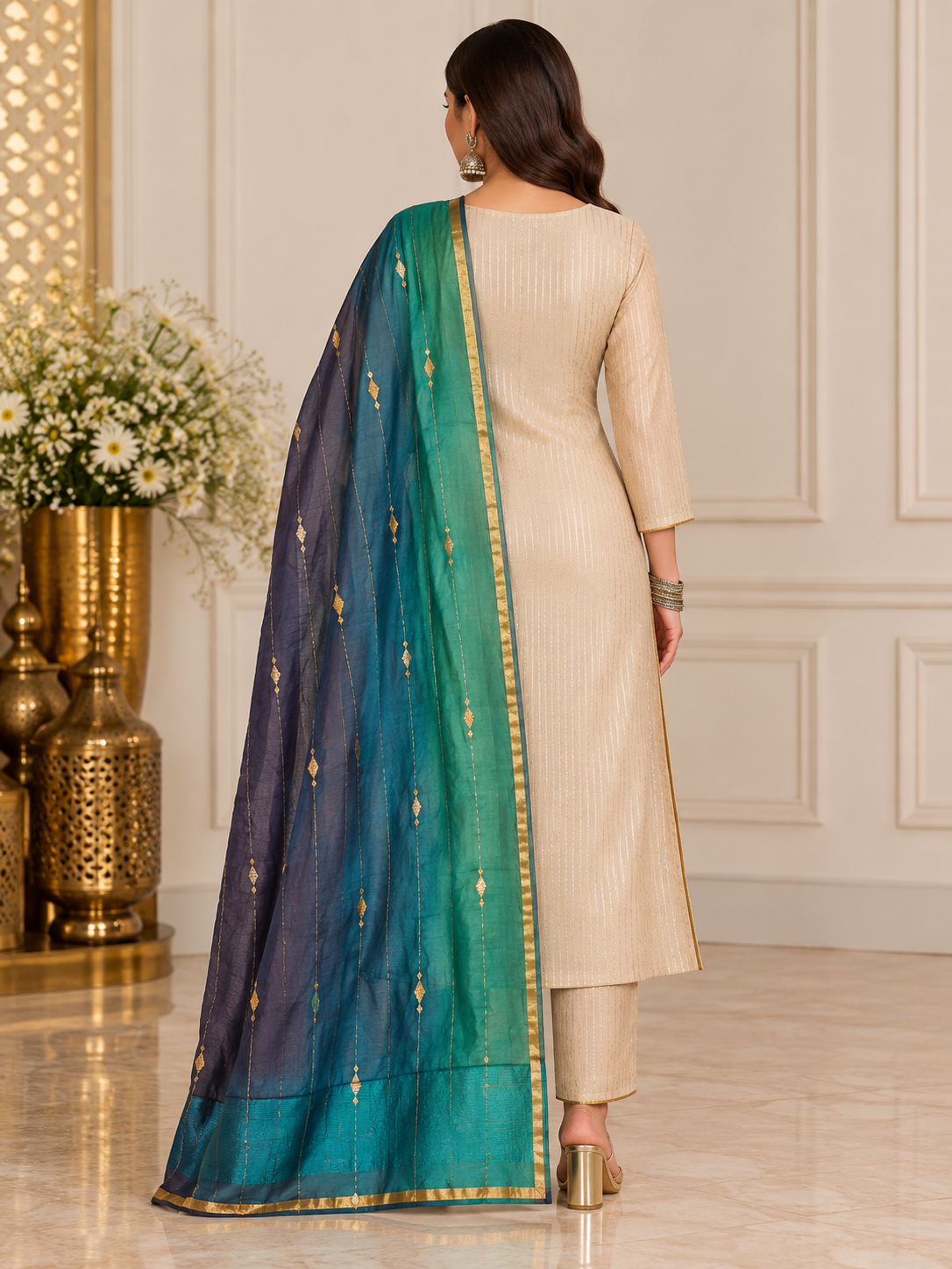 Formal Chanderi  Dupatta