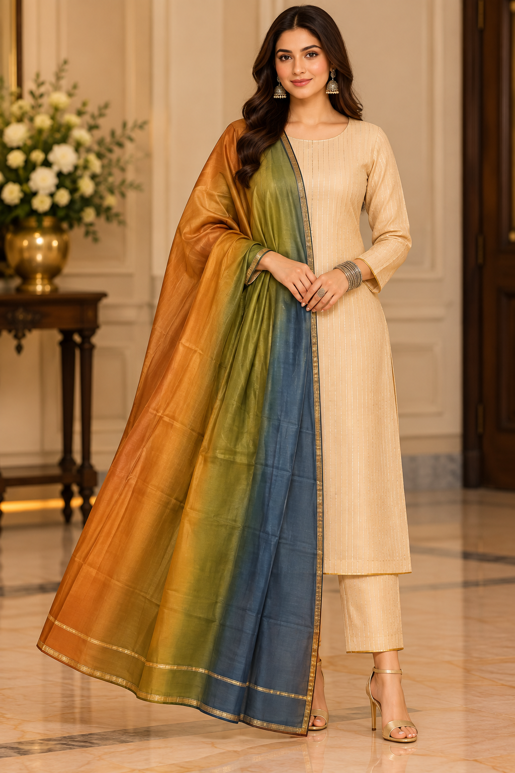 Formal Chanderi  Dupatta