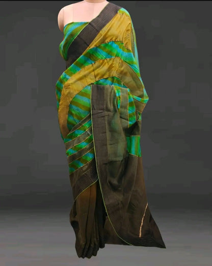 Formal Lehriya Saree (VKSRJUN121) - VISHAL KAPUR