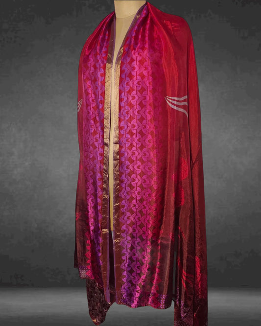 Formal Printed Silk Dupatta (VKSDNOV11DUP17)