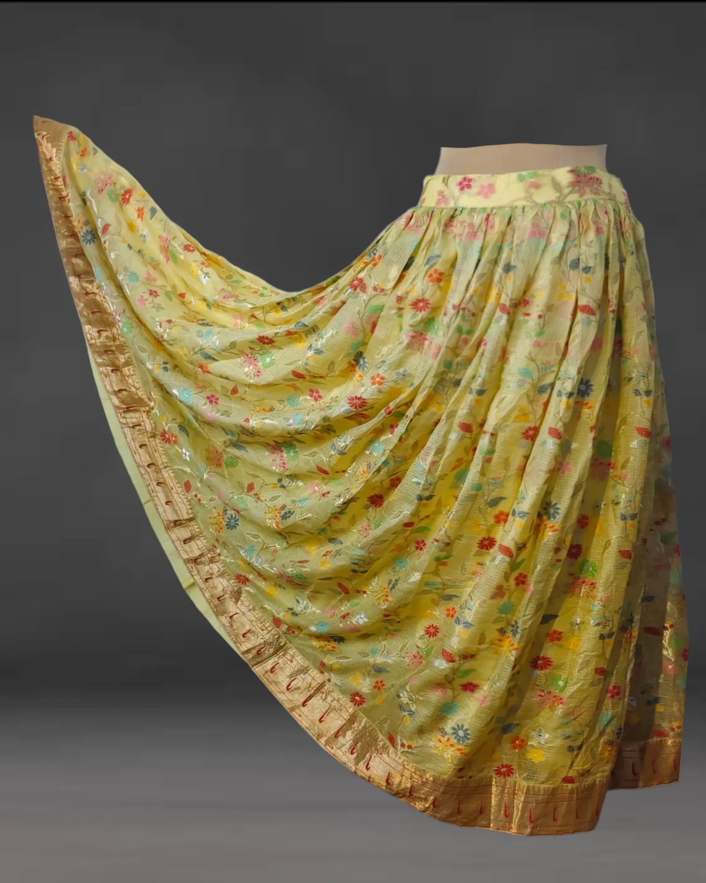 Formal Skirt (VKSKSET013Ask) - VISHAL KAPUR