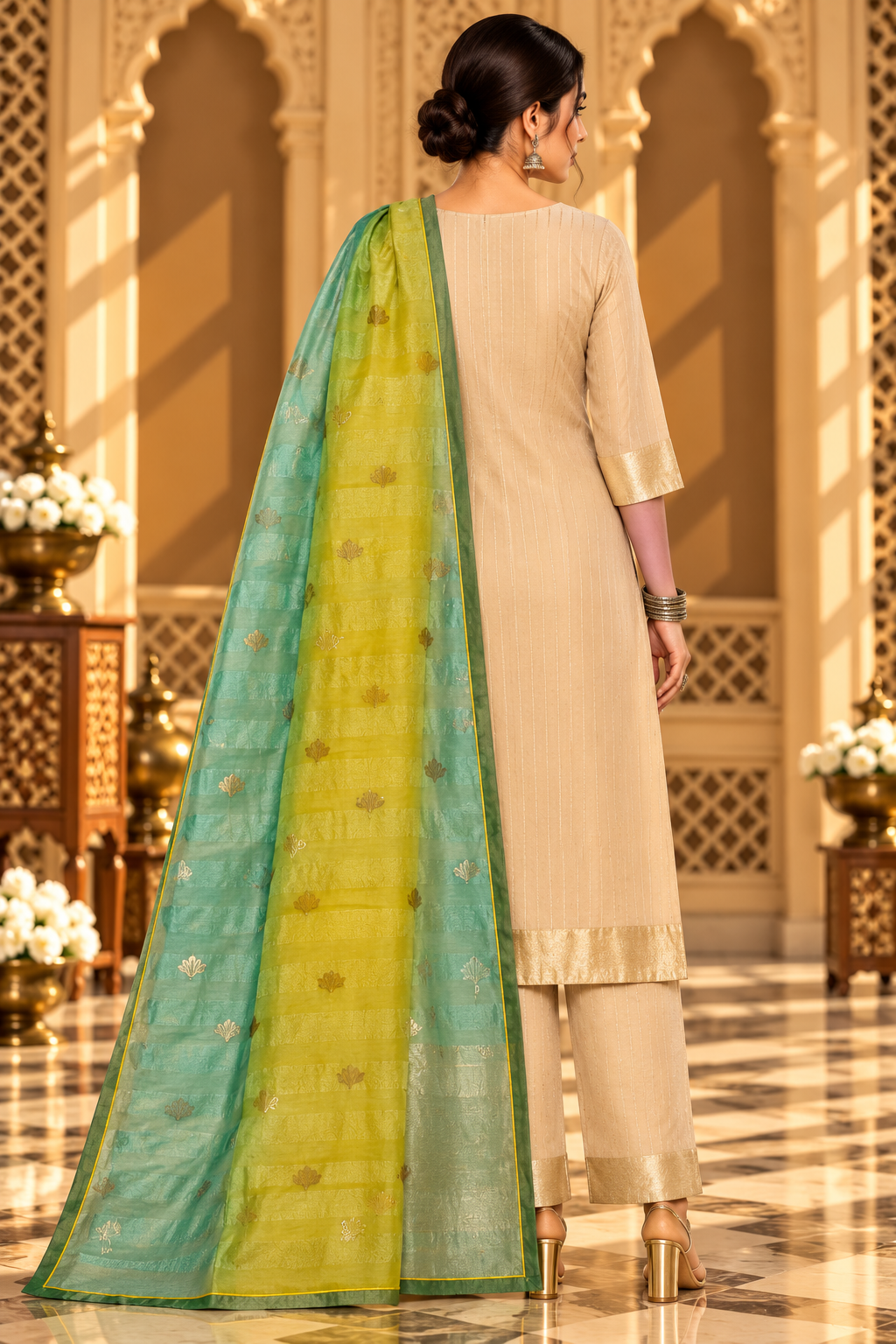 Formal Chanderi  Dupatta