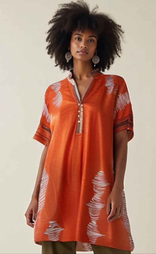 Stitched Digital Printed Short Tunic