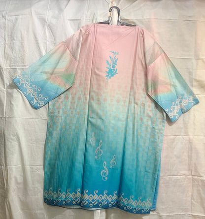 Semi Stitched Chanderi Kurta