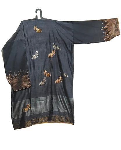 Semi Stitched Formal chanderi Kurta