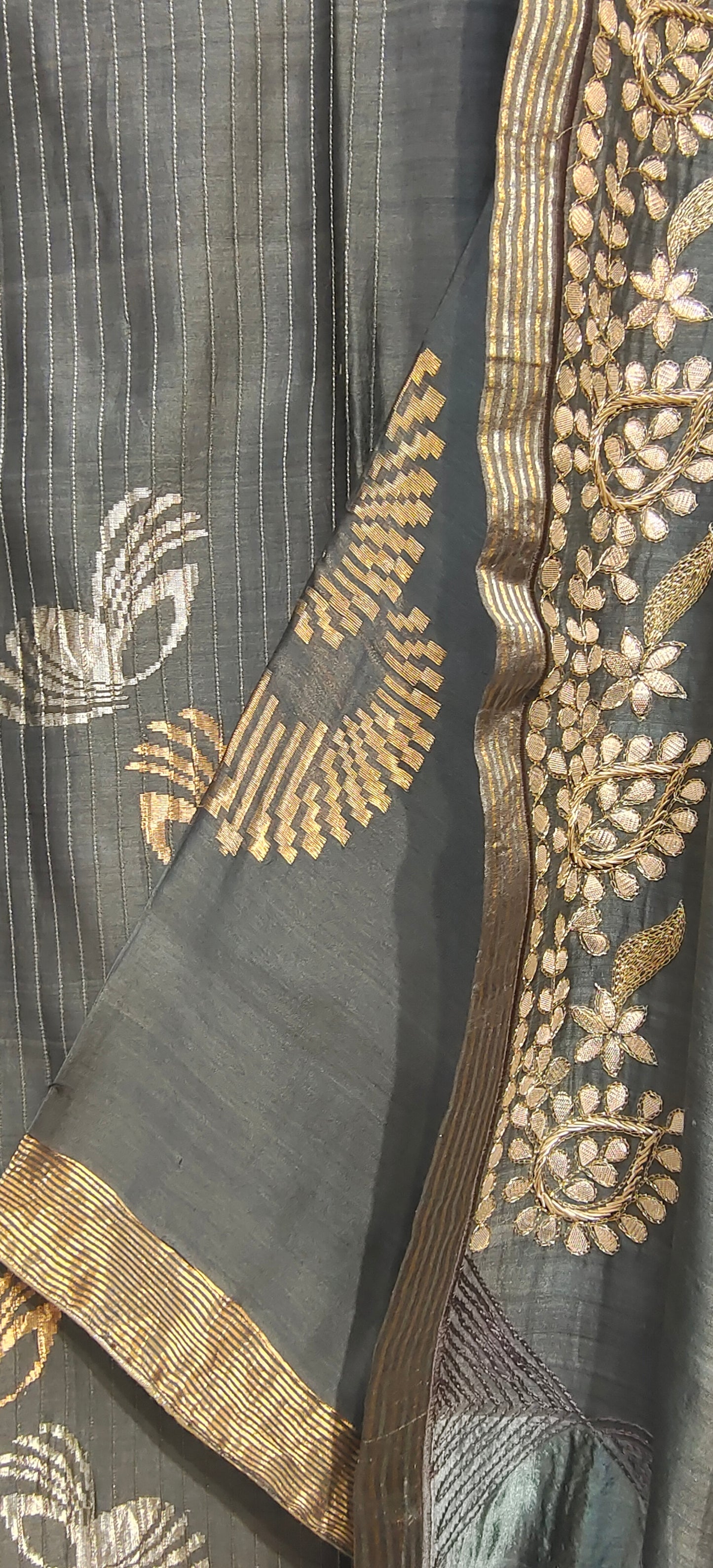 Semi Stitched Formal Chanderi Suitset