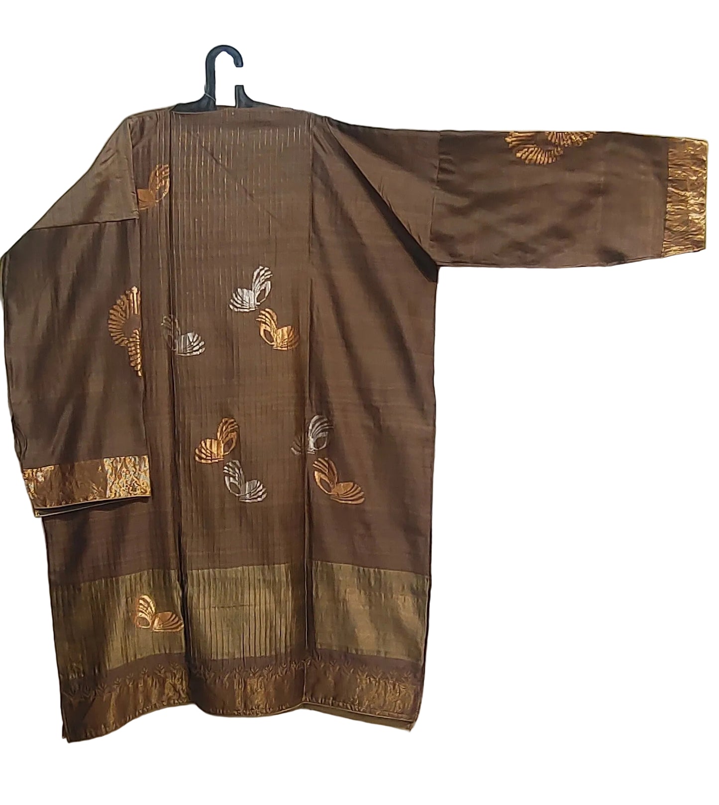 Semi Stitched Formal chanderi Kurta