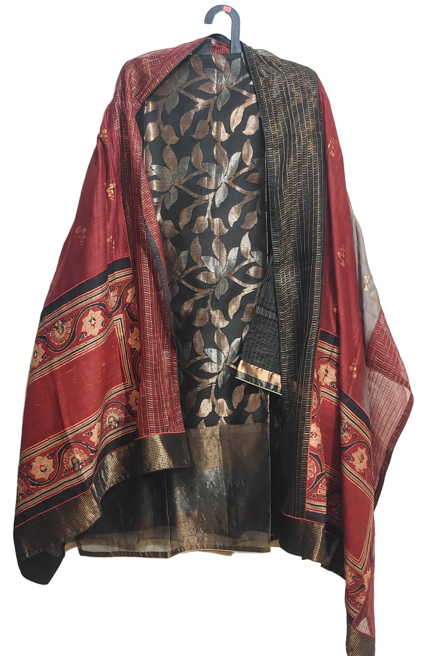 Semi Stitched Formal Chanderi Suitset