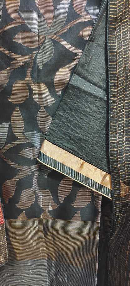 Semi Stitched Formal Chanderi Suitset