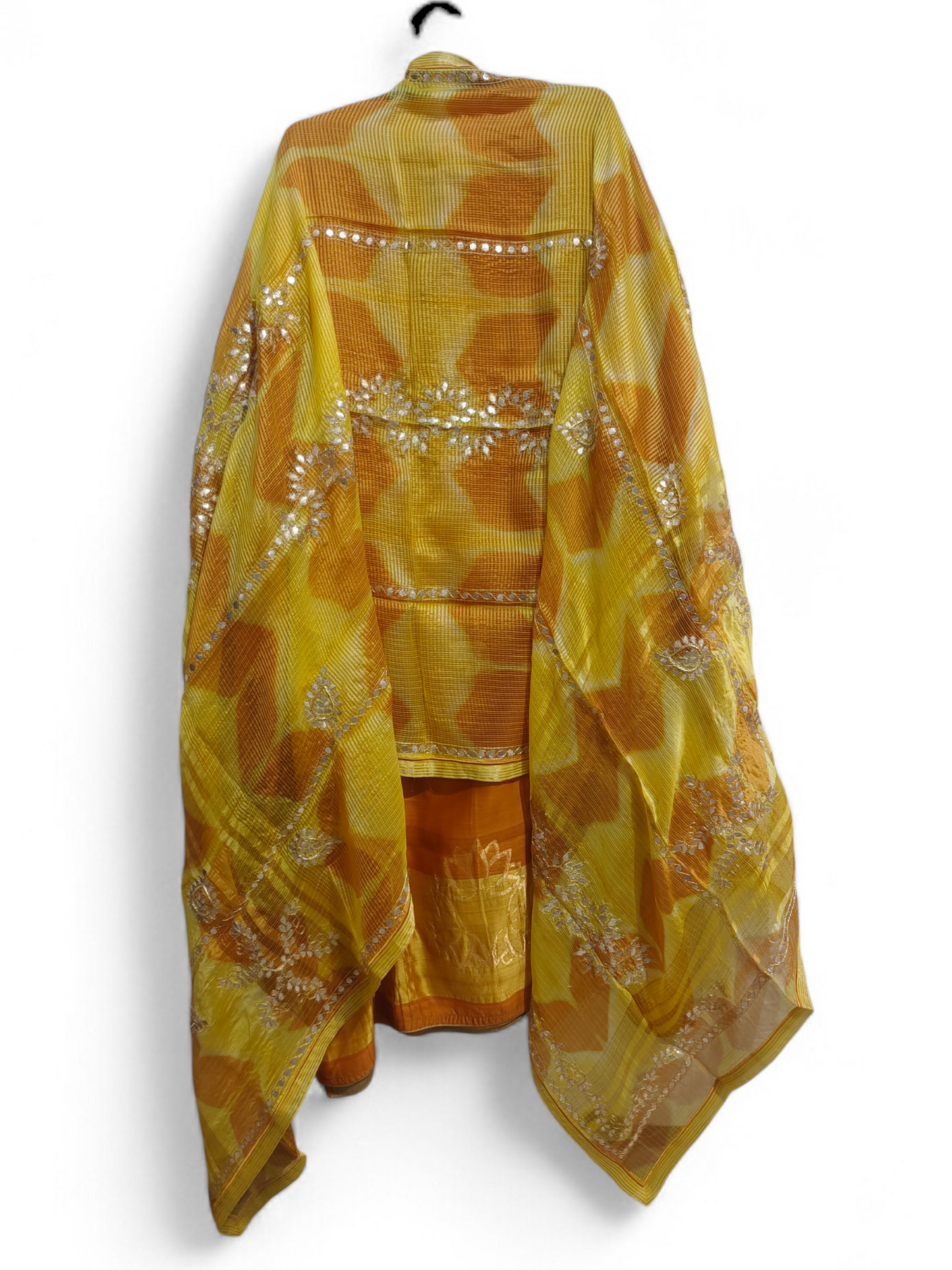 Semi Stitched Formal chanderi Suitset