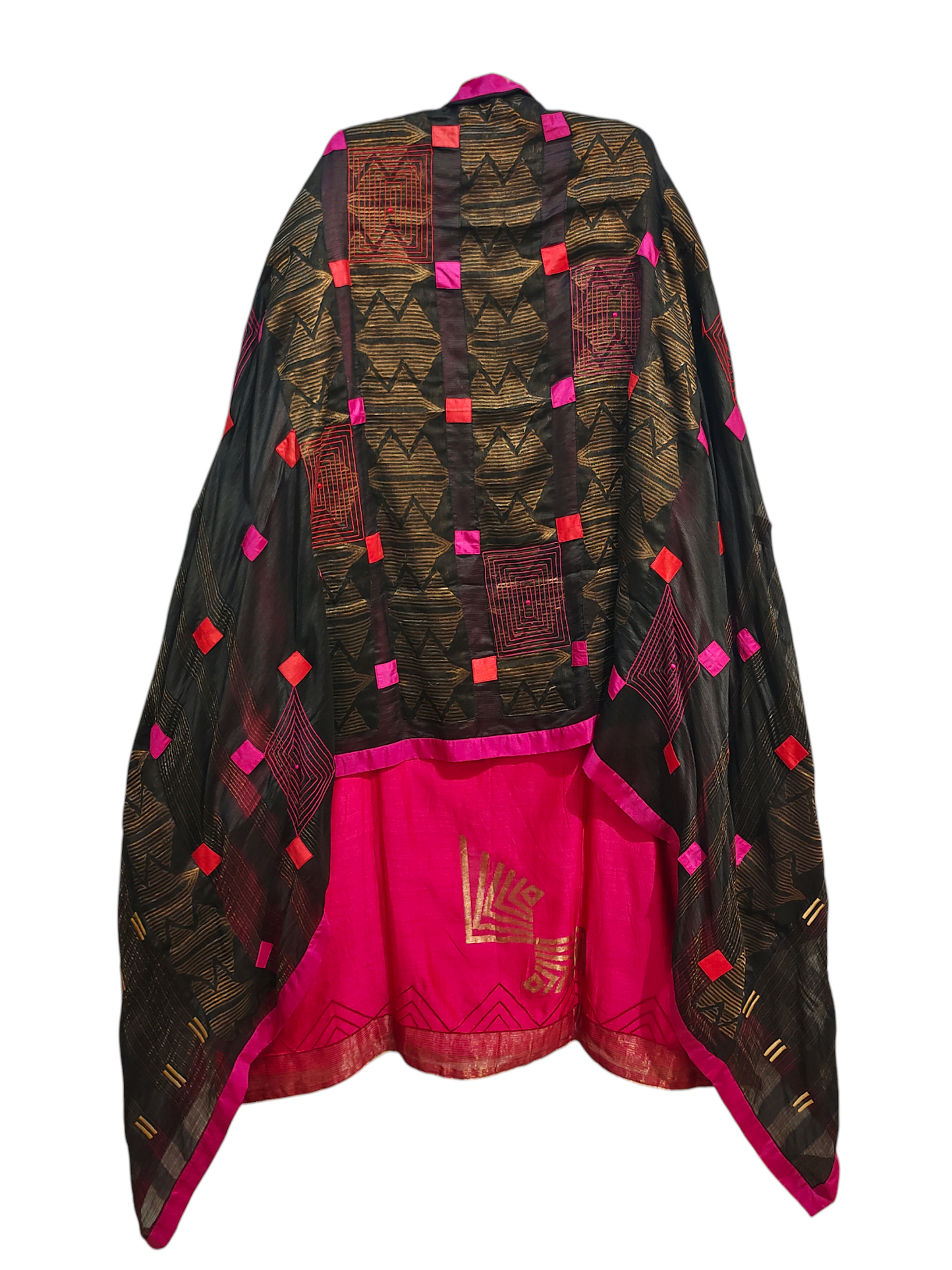 Semi Stitched Formal chanderi Suitset