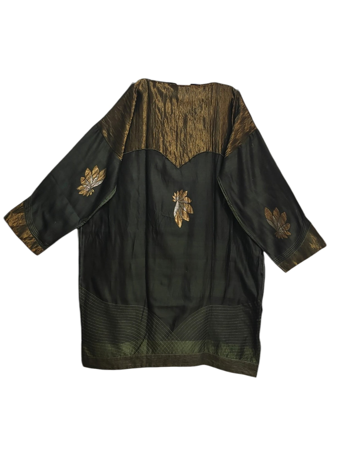 Semi Stitched Chanderi Formal Suitset