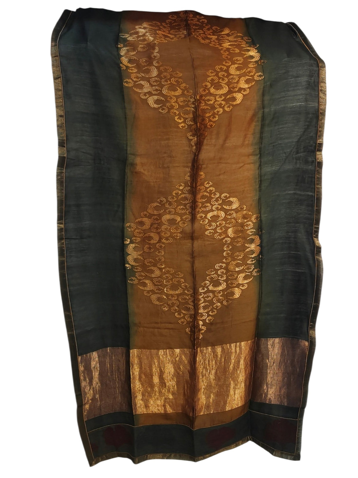 Semi Stitched Chanderi Formal Suitset