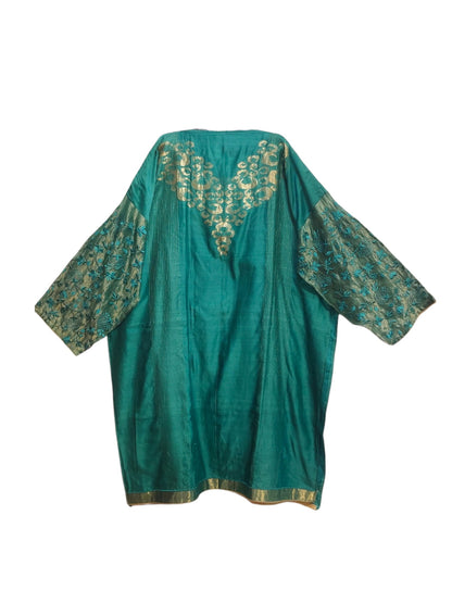 Semi Stitched Chanderi Formal Suitset