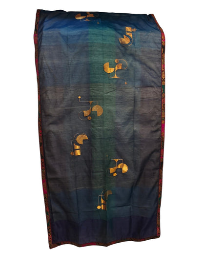 Semi Stitched Chanderi Formal Suitset