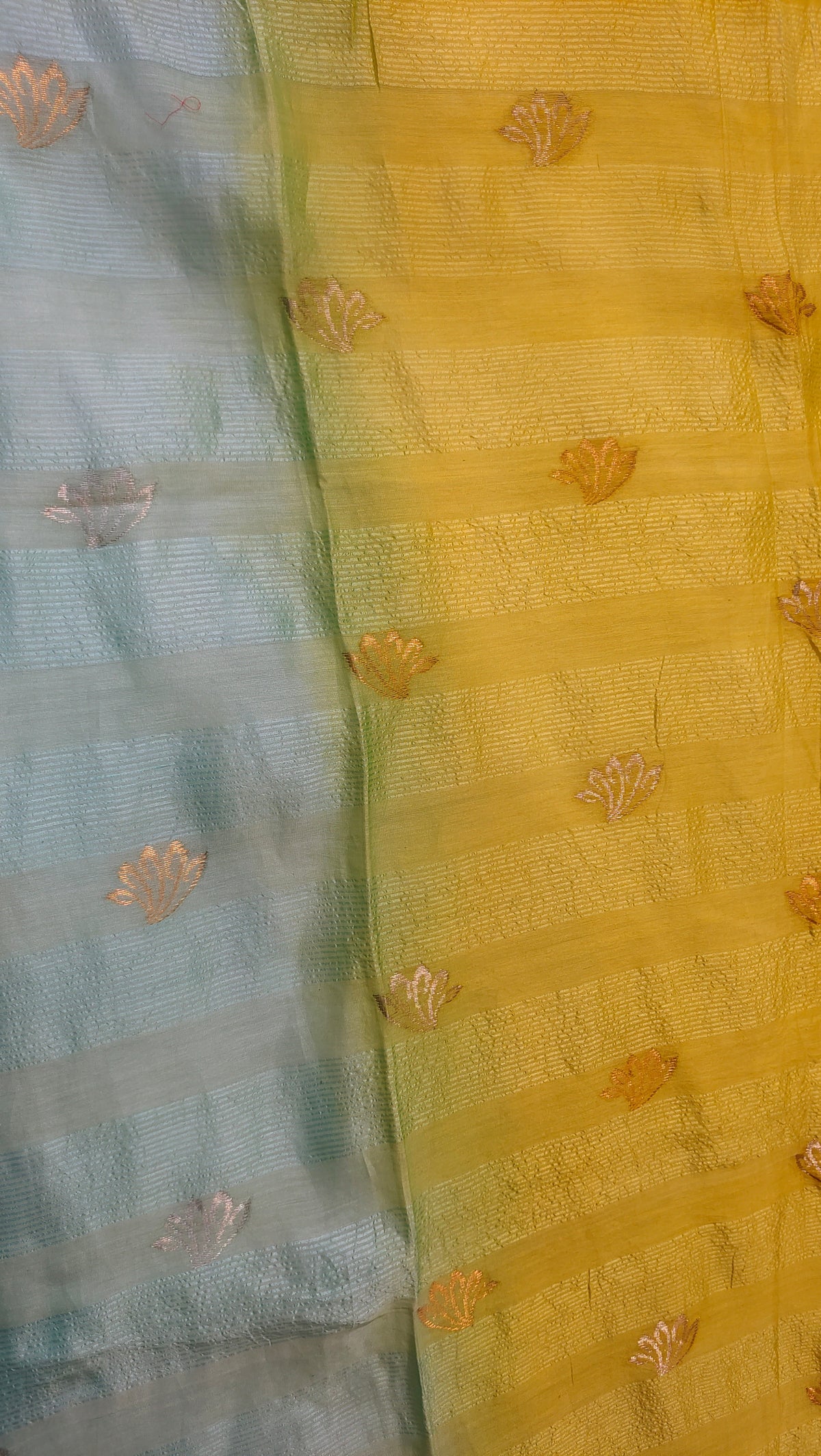 Semi Stitched Chanderi Formal Suitset