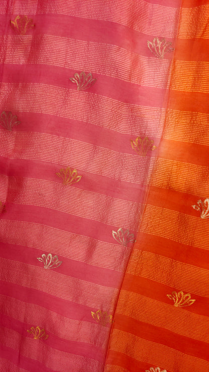 Semi Stitched Chanderi Formal Suitset