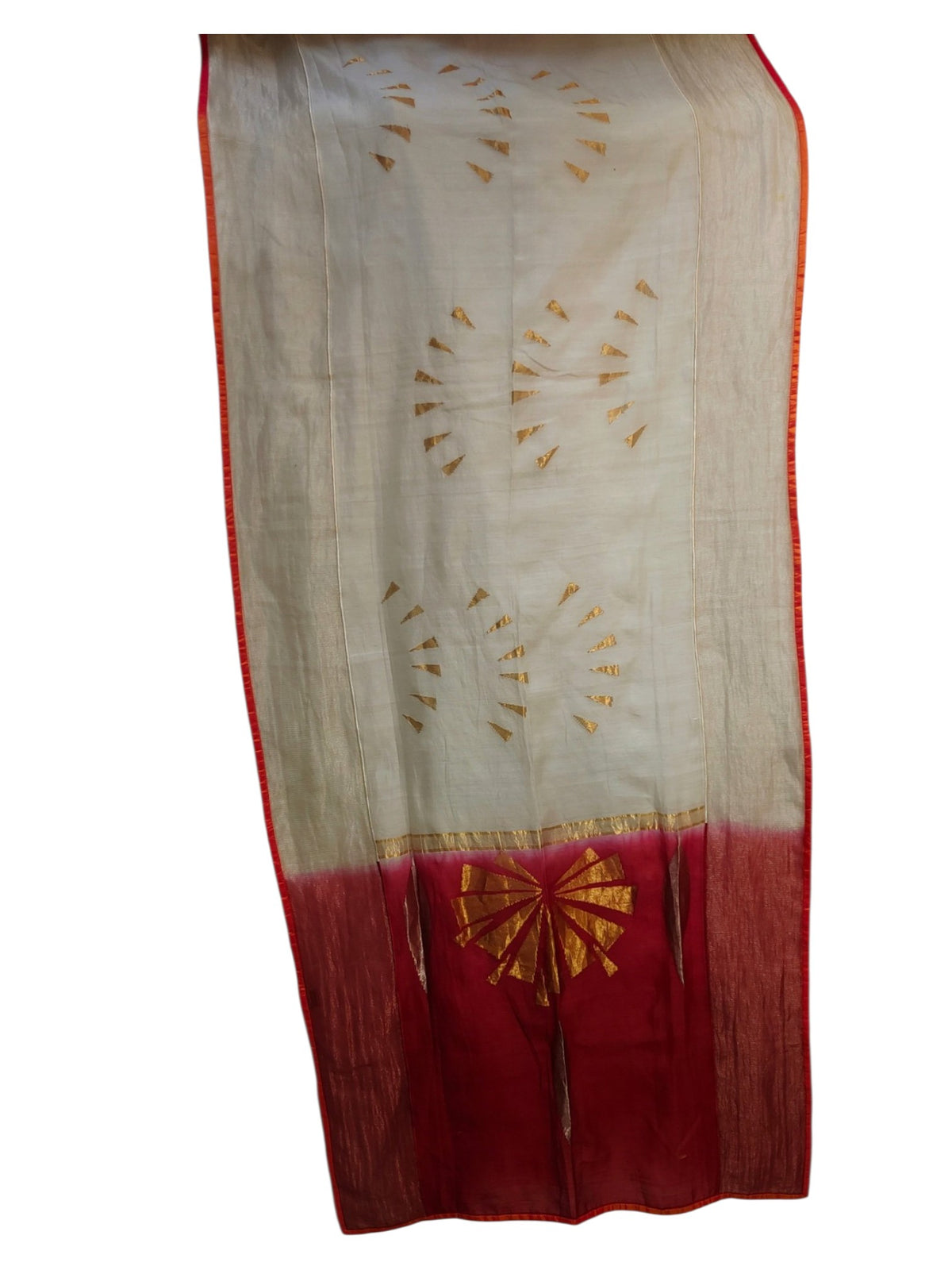 Semi Stitched Chanderi Formal Suitset