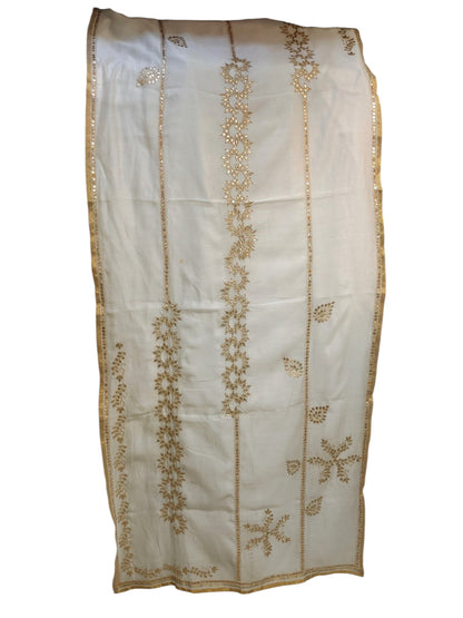 Semi Stitched Chanderi Formal Suitset
