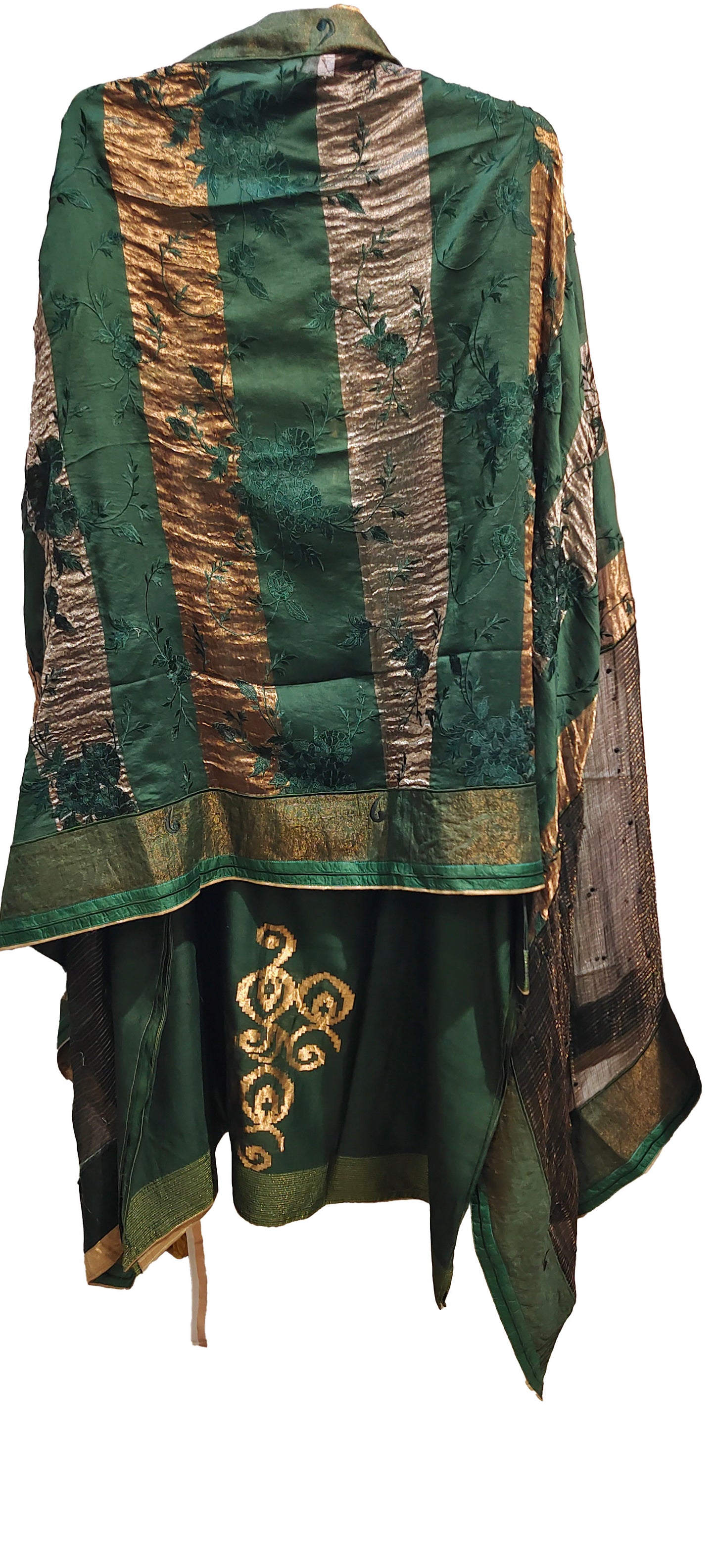 Semi Stitched Formal chanderi Suitset