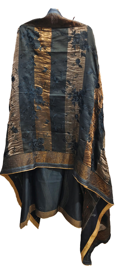 Semi Stitched Formal chanderi Suitset