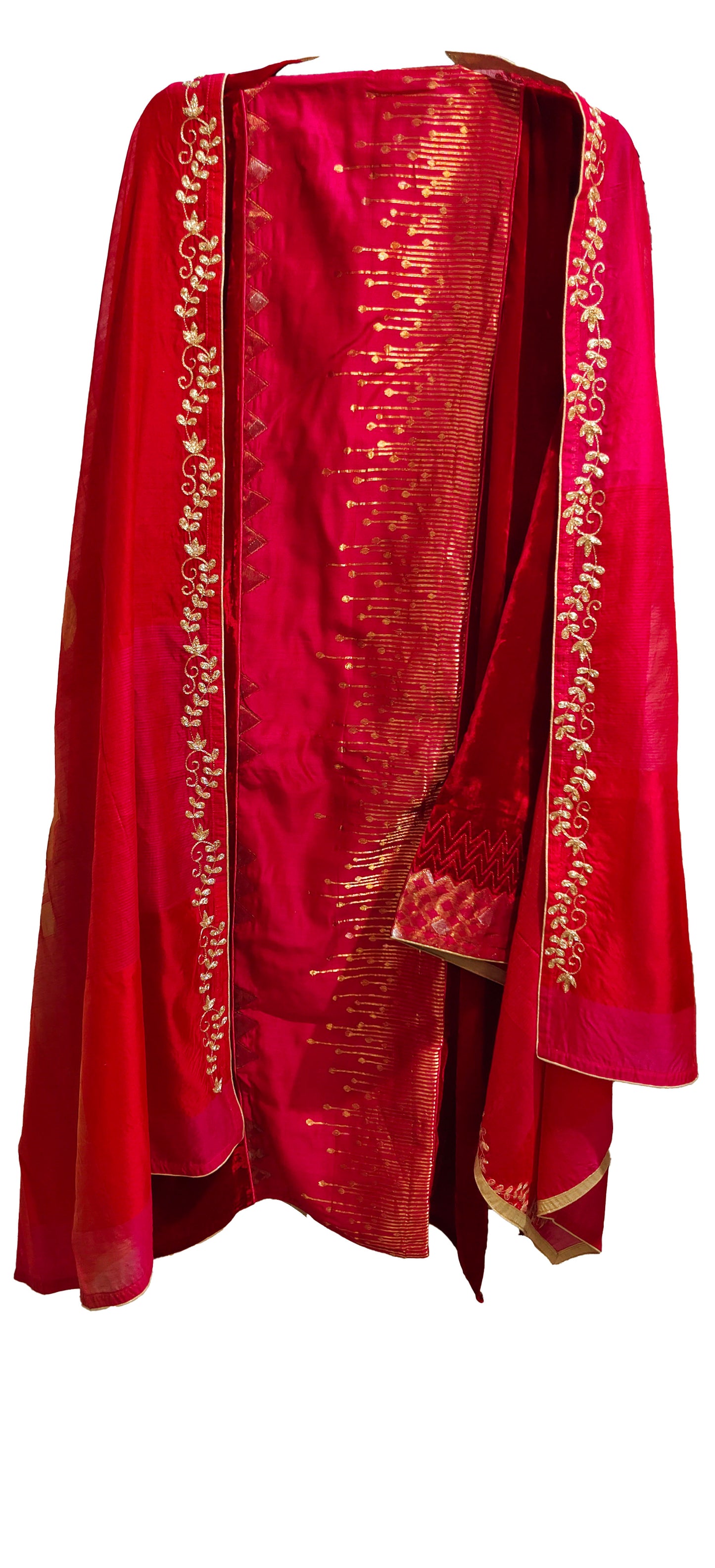 Semi Stitched Formal velvet Suitset