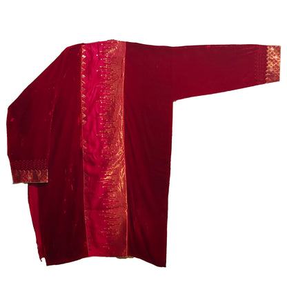 Semi Stitched Formal velvet Suitset