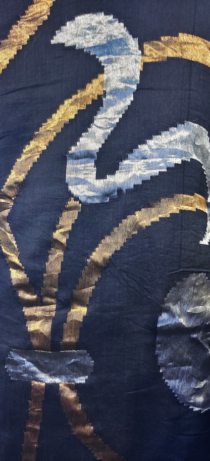 Semi Stitched Chanderi coordset dress