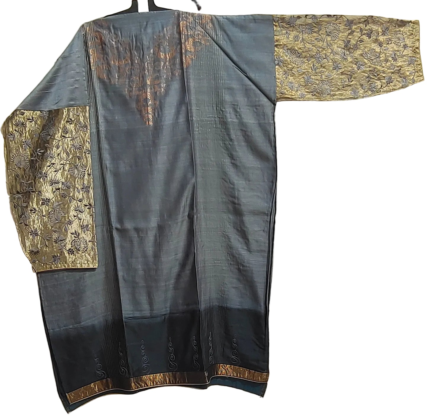 Semi Stitched Formal chanderi Kurta