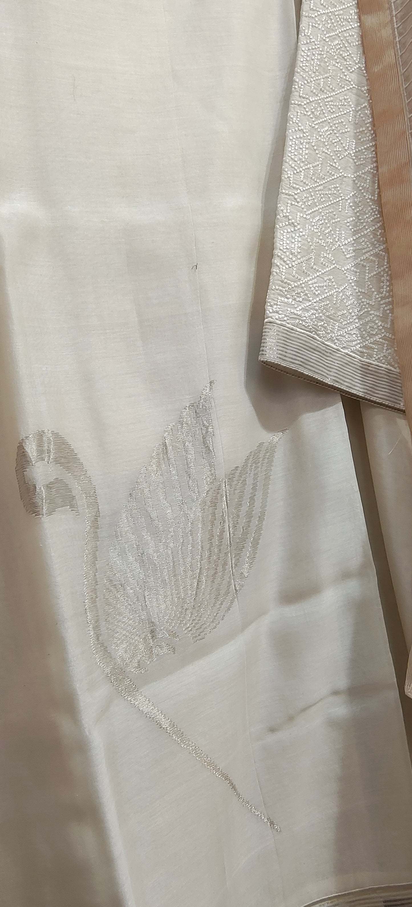 Semi Stitched Formal Chanderi Suitset