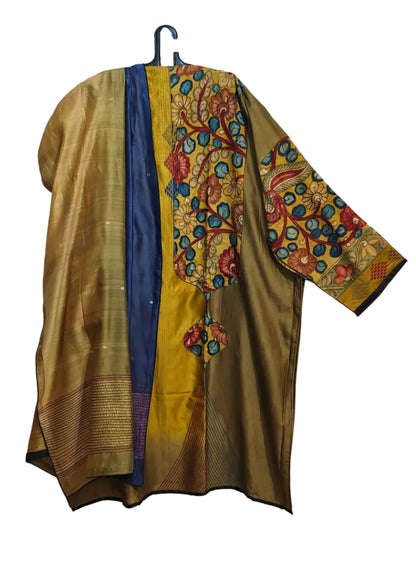 Semi Stitched Formal Chanderi Suitset