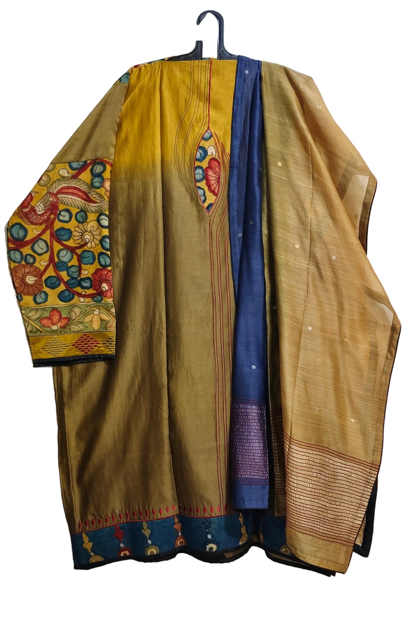 Semi Stitched Formal Chanderi Suitset