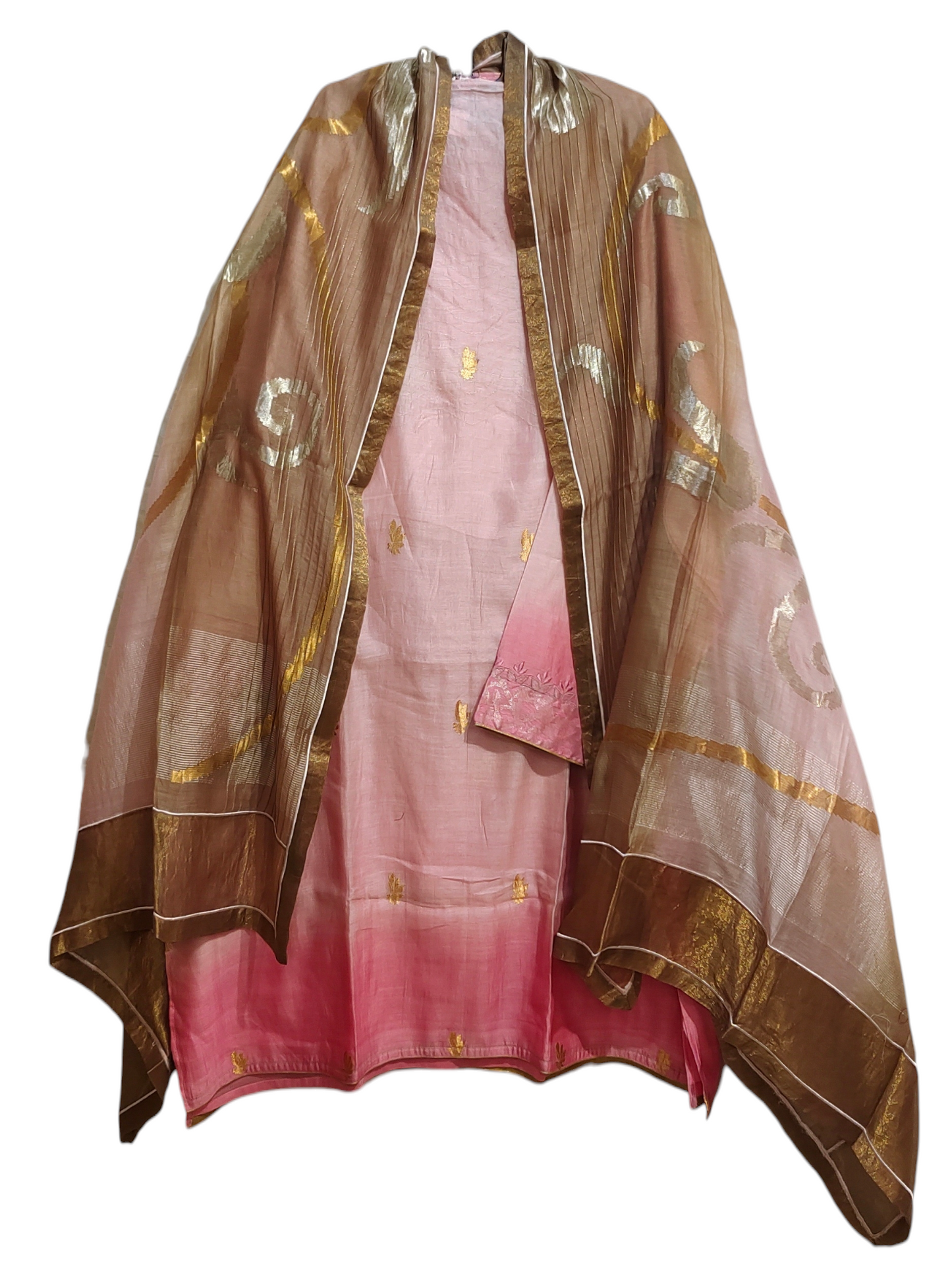 Semi Stitched Formal Chanderi Suitset