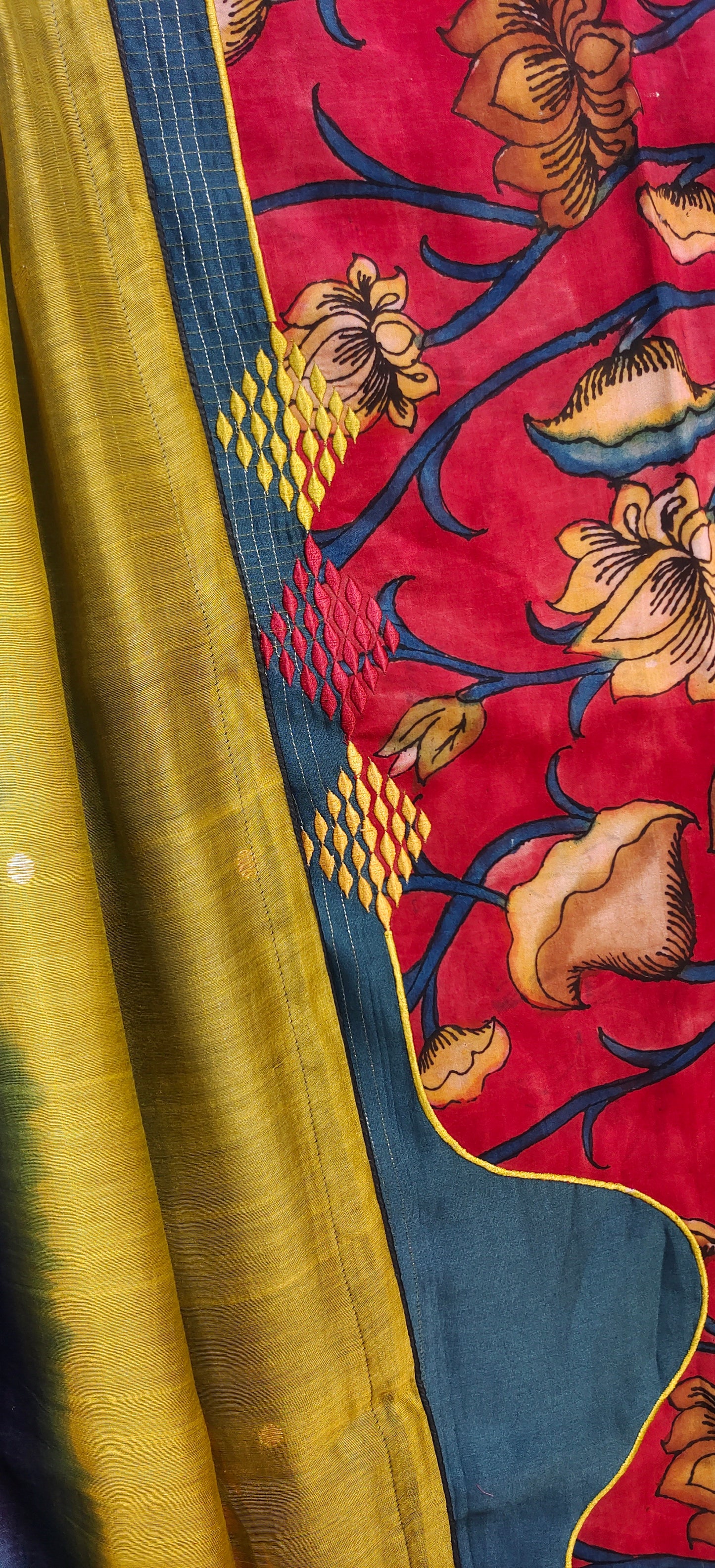 Semi Stitched Formal Chanderi Suitset