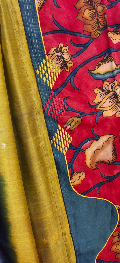 Semi Stitched Formal Chanderi Suitset