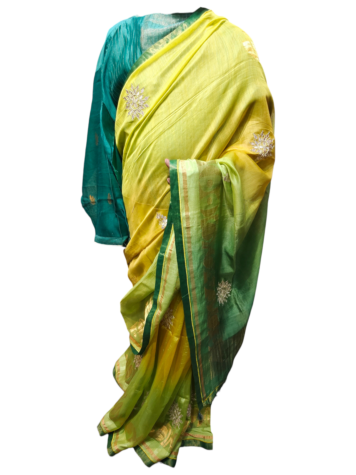 Formal Chanderi Zari Woven Saree