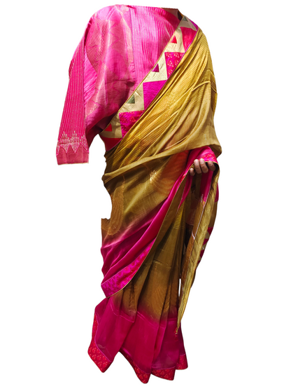 Formal Chanderi Zari Woven Saree