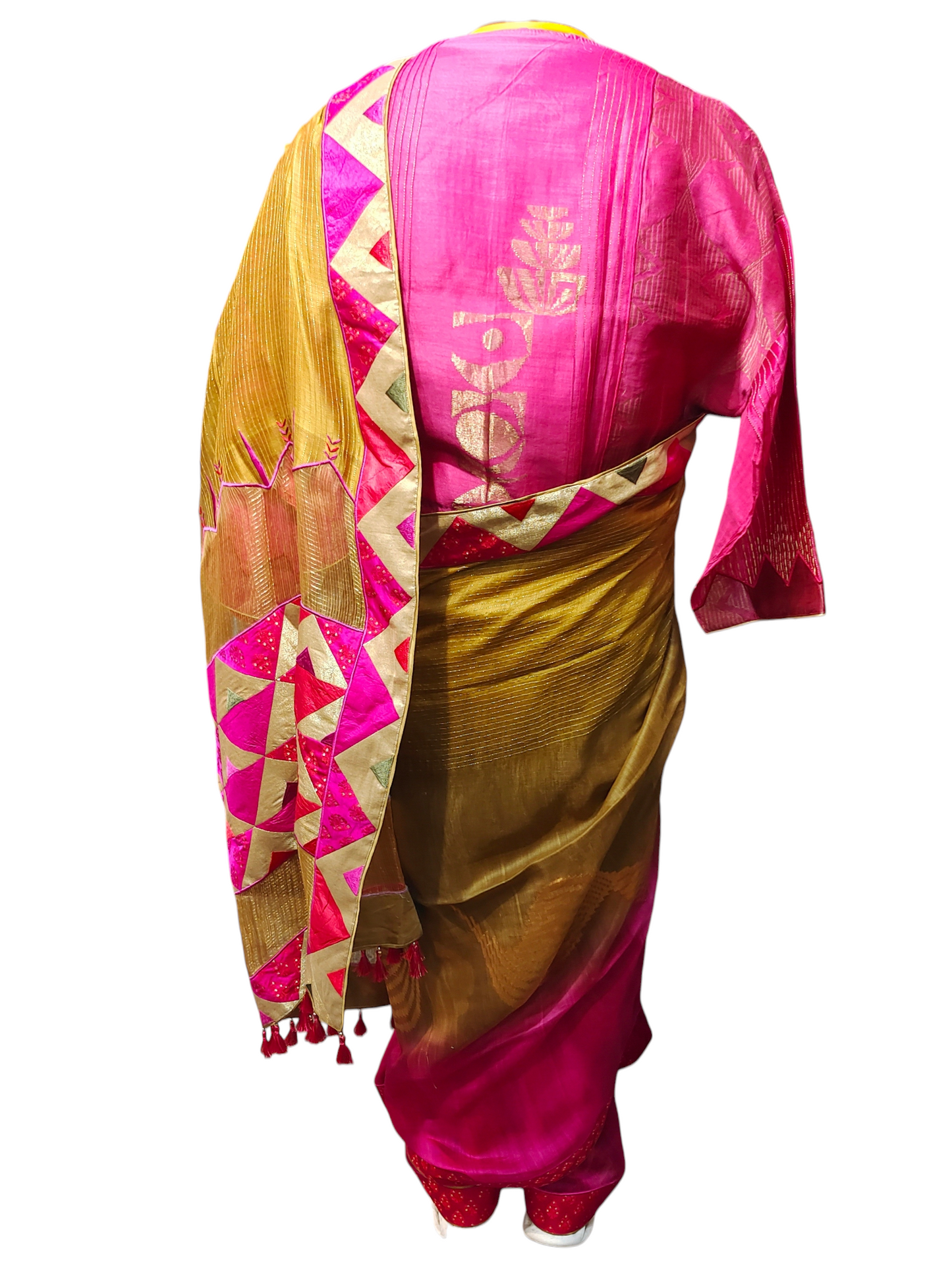 Formal Chanderi Zari Woven Saree