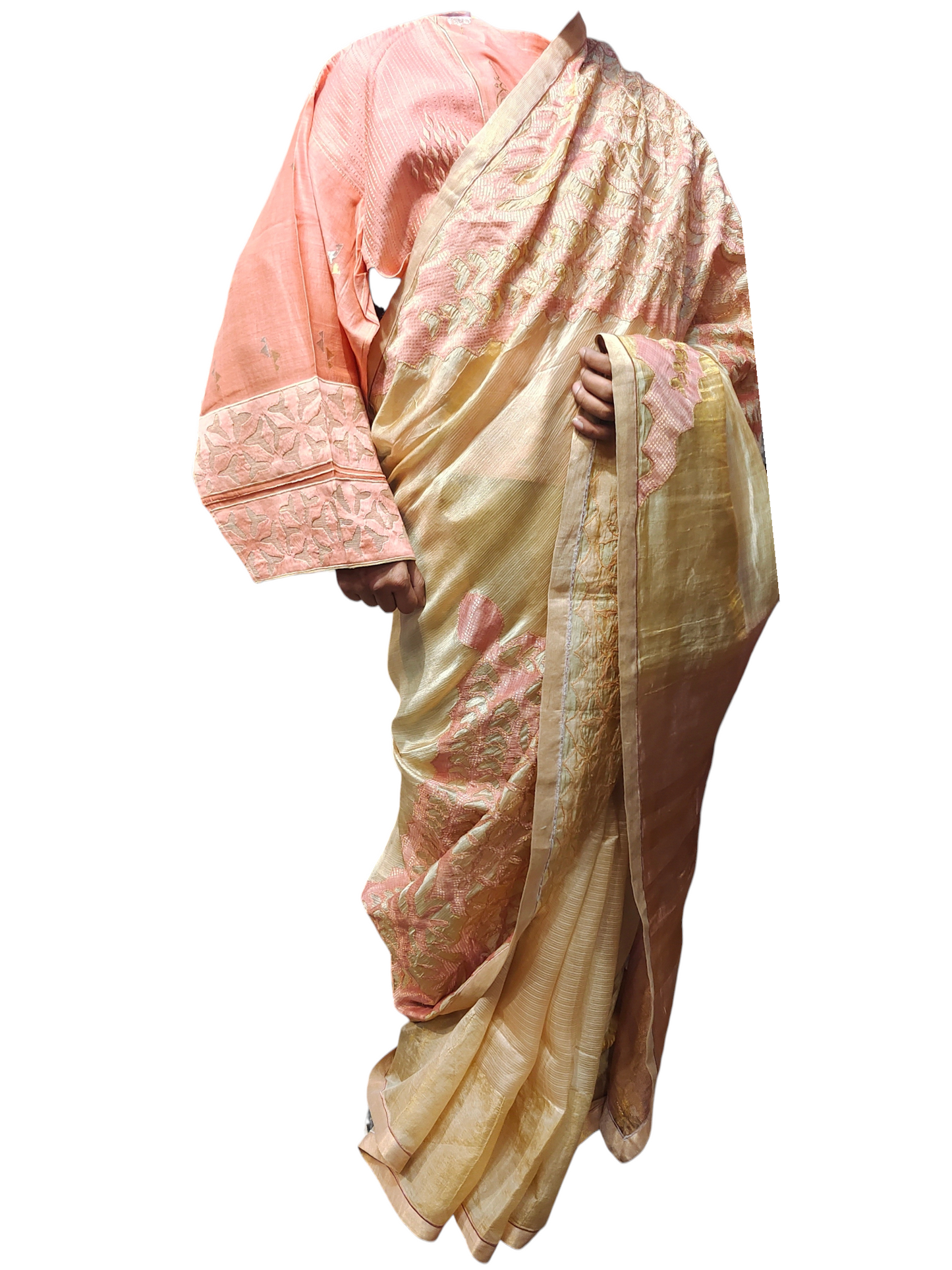 Formal Silk Katabh cutwork saree