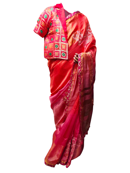 Formal Silk embroidery Saree