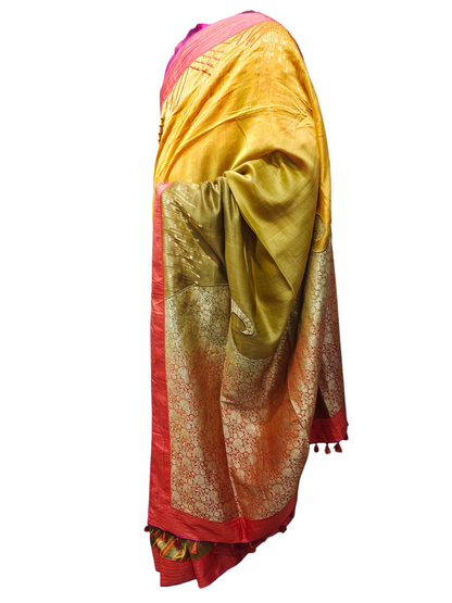 Formal Silk Katabh cutwork saree VISHAL KAPUR