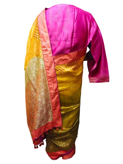 Formal Silk Katabh cutwork saree VISHAL KAPUR