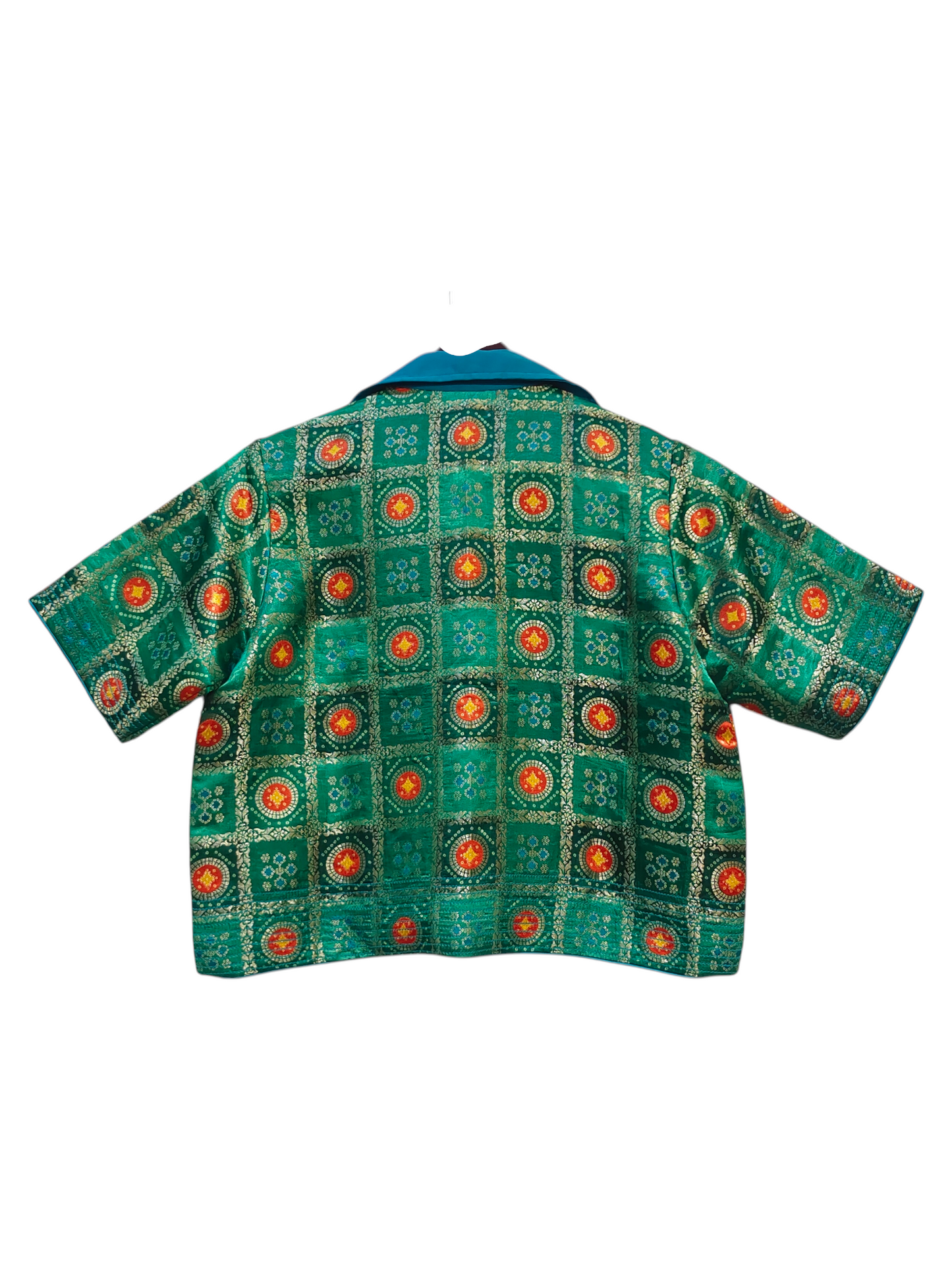 Formal Silk Paisley Zardozi saree