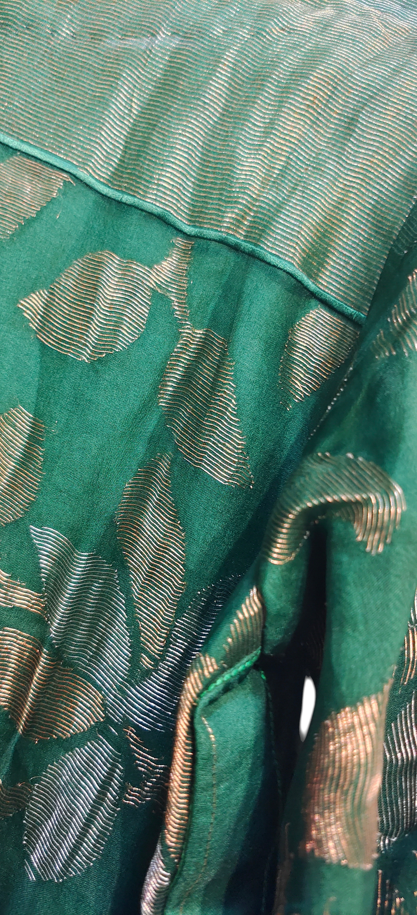 Semistitched Chanderi Ɓlouse