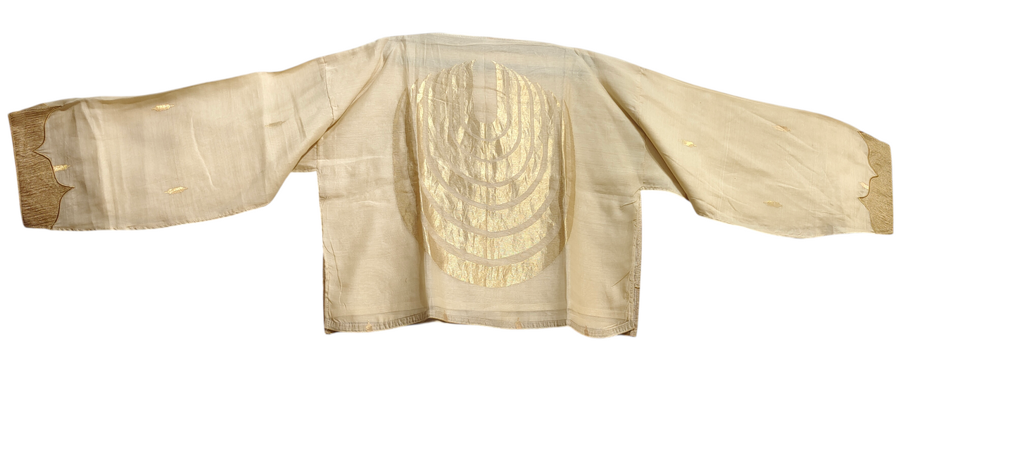 Indowestern chanderi formal coordset