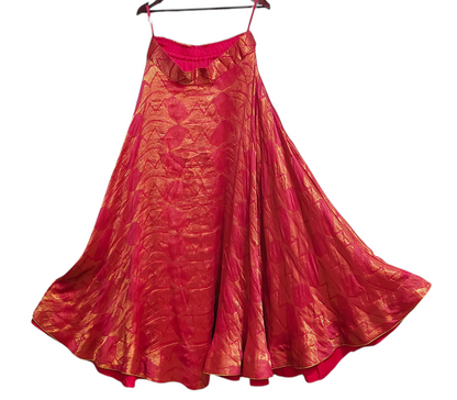 Semi stitched Formal Skirtset