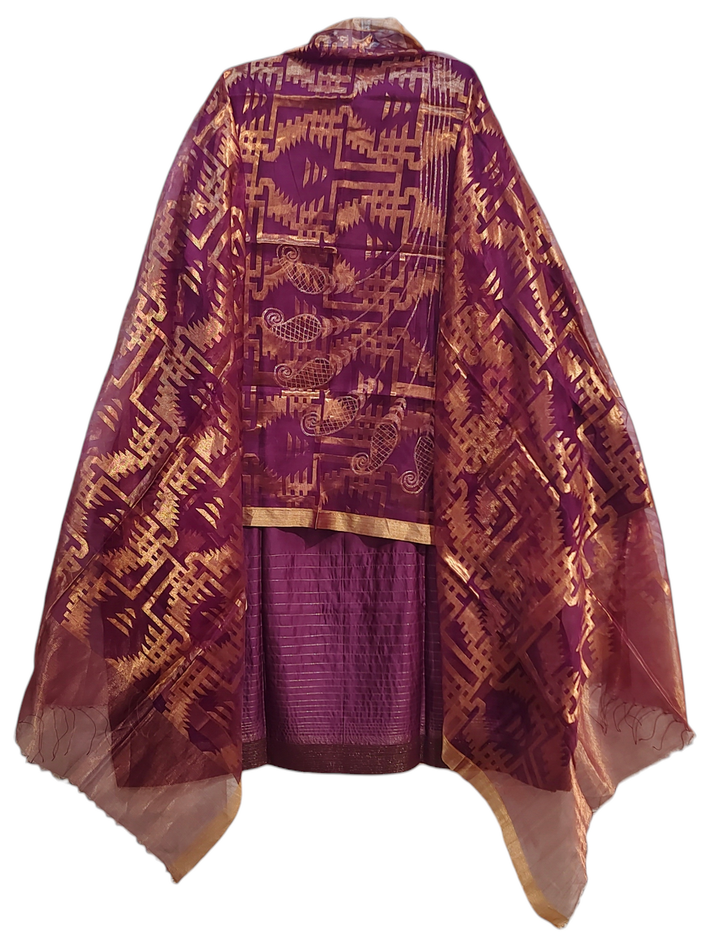 Semi Stitched Formal Chanderi Suitset