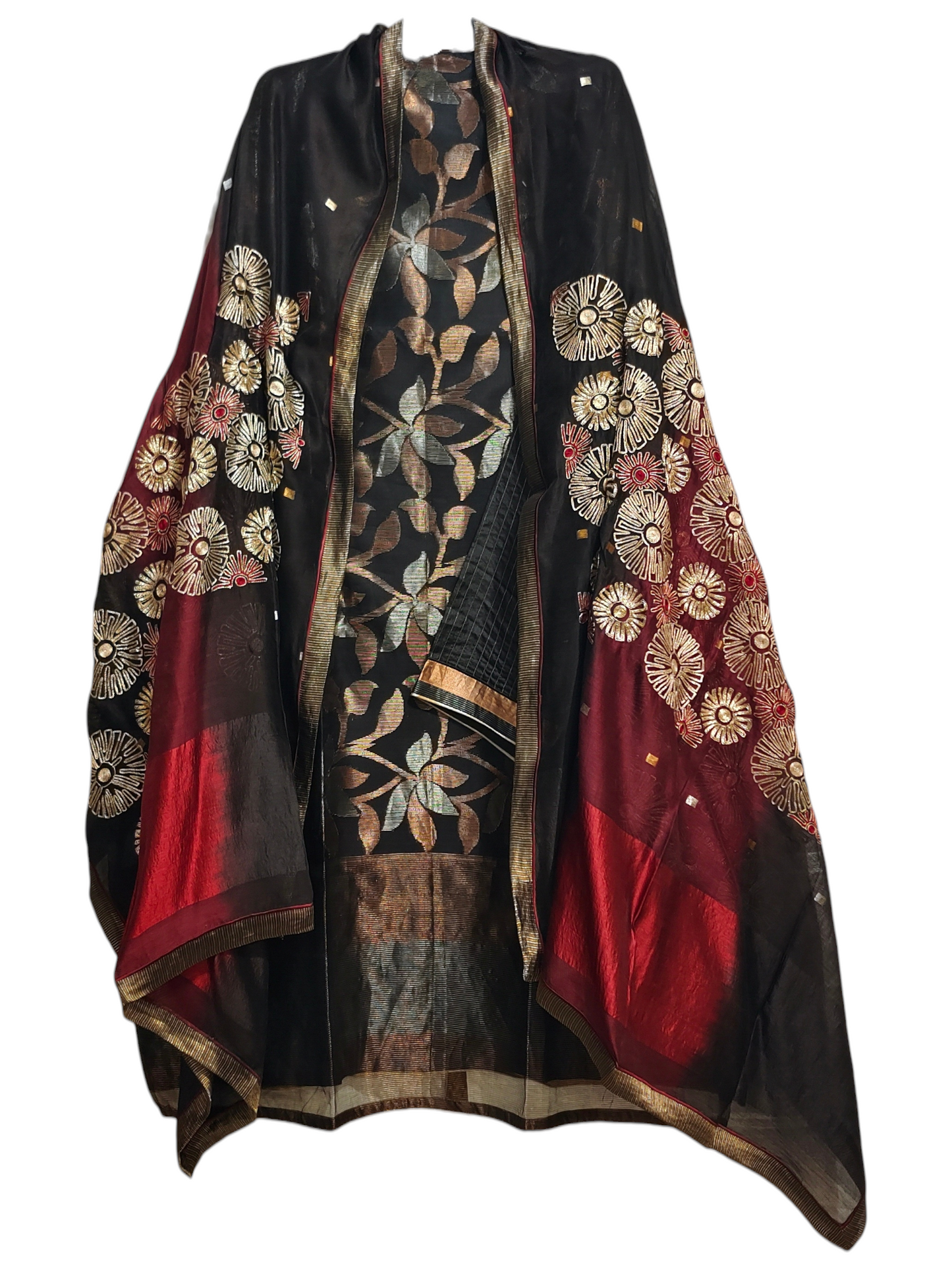 Semi Stitched Formal Chanderi Suitset